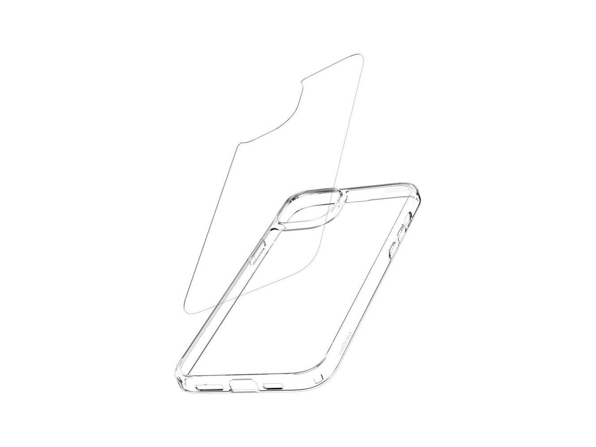 Capa híbrida Spigen Airskin para iPhone 15 Plus - Transparente