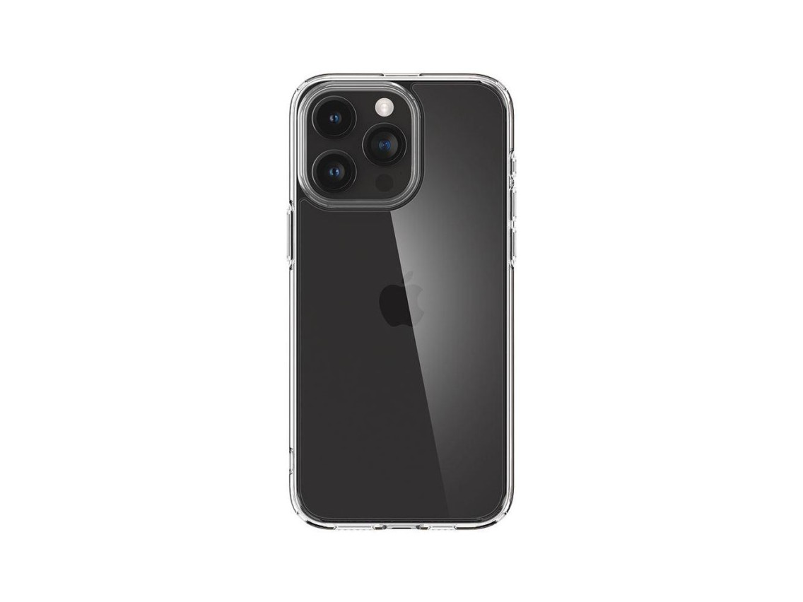 Funda Spigen Crystal Hybrid para iPhone 15 Pro - Transparente