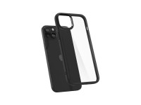 Capa Spigen Crystal Hybrid para iPhone 15 Plus - Transparente e Preta Capa Spigen Crystal Hybrid para iPhone 15 Plus - Transparente e Preta