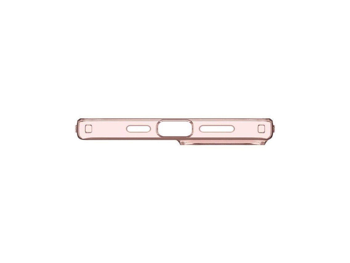 Spigen Crystal Flex iPhone 15 Plus Case - Pink/Transparent