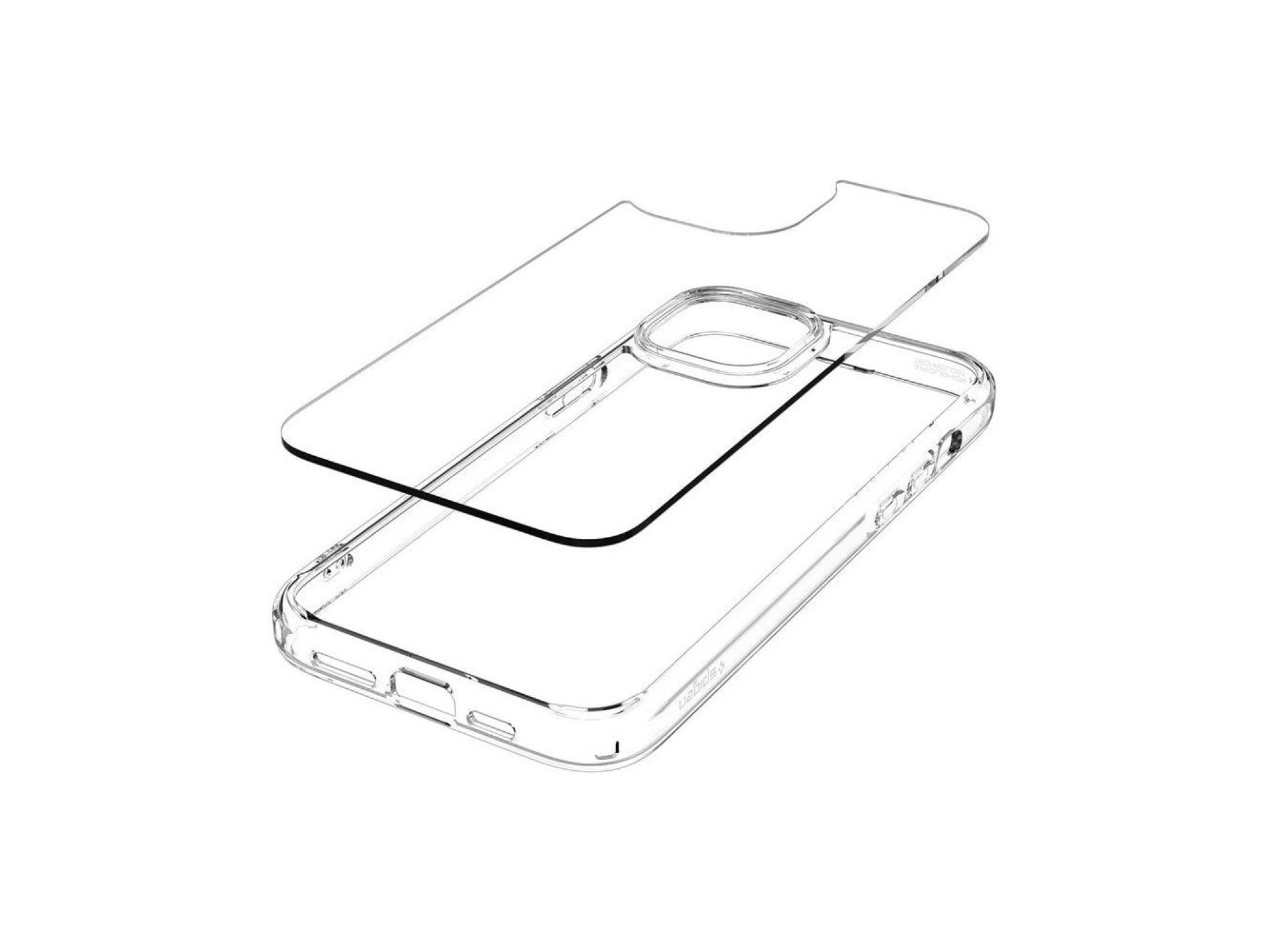 Funda Spigen Crystal Hybrid para iPhone 15 Plus - Transparente