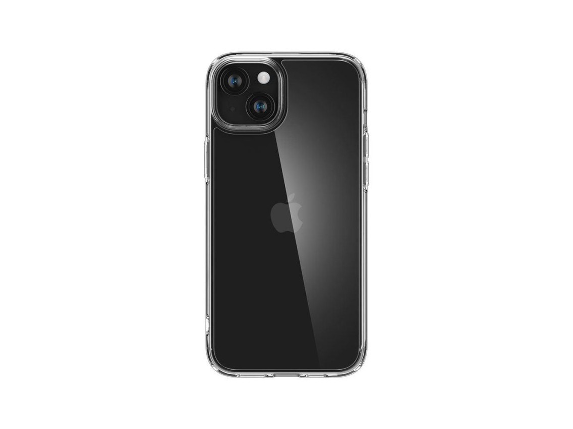 Funda Spigen Crystal Hybrid para iPhone 15 Plus - Transparente