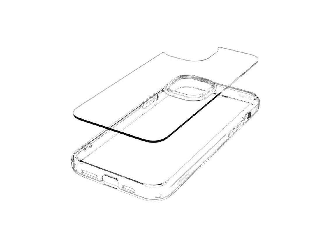 Funda Spigen Crystal Hybrid para iPhone 15 Plus - Transparente