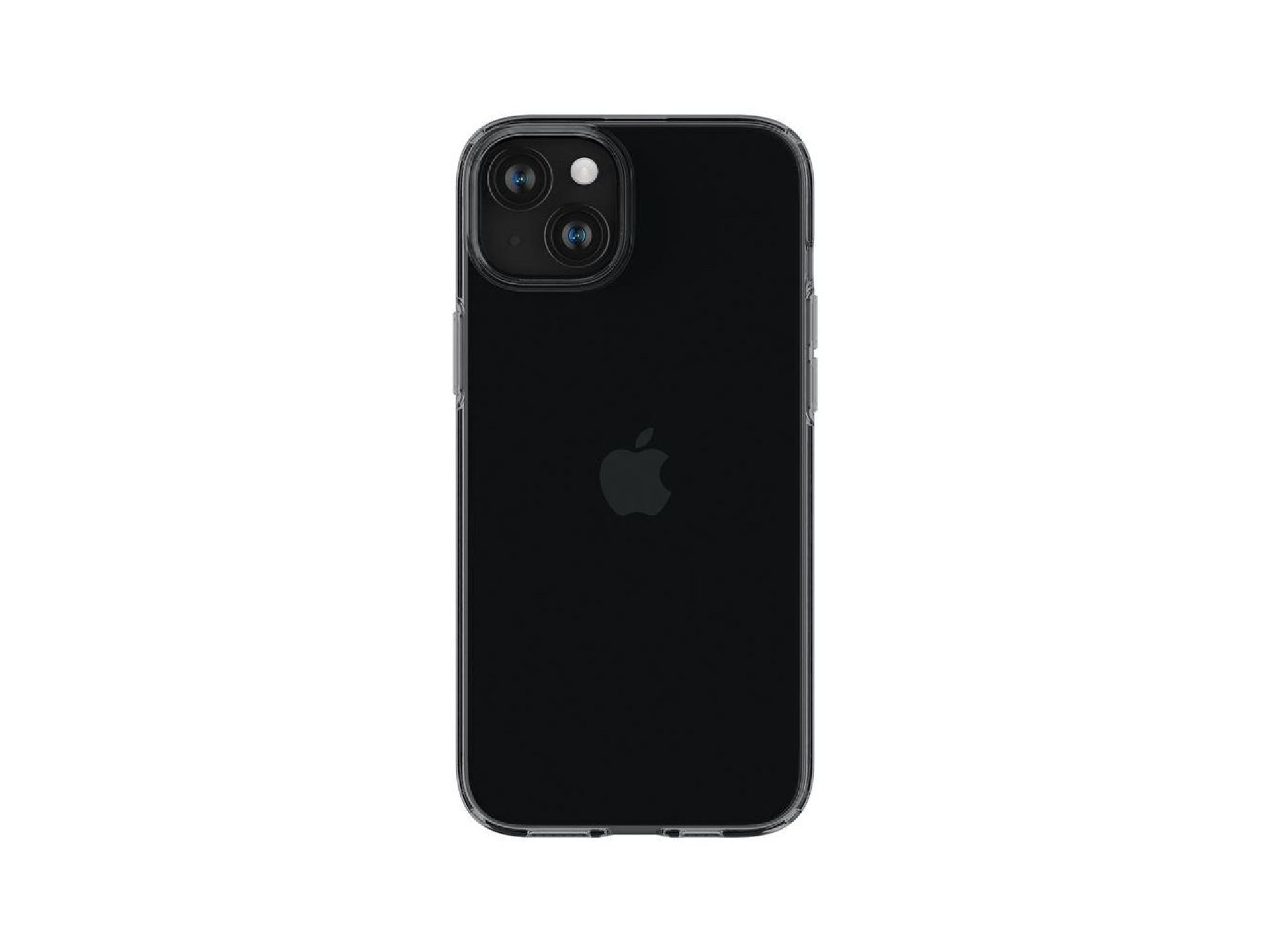 Spigen Crystal Flex iPhone 15 Plus Case - Gray-Transparent