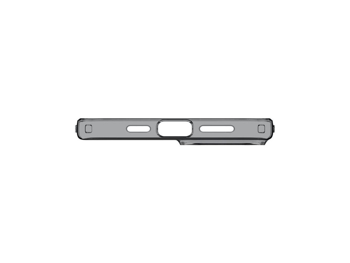 Spigen Crystal Flex iPhone 15 Plus Case - Gray-Transparent