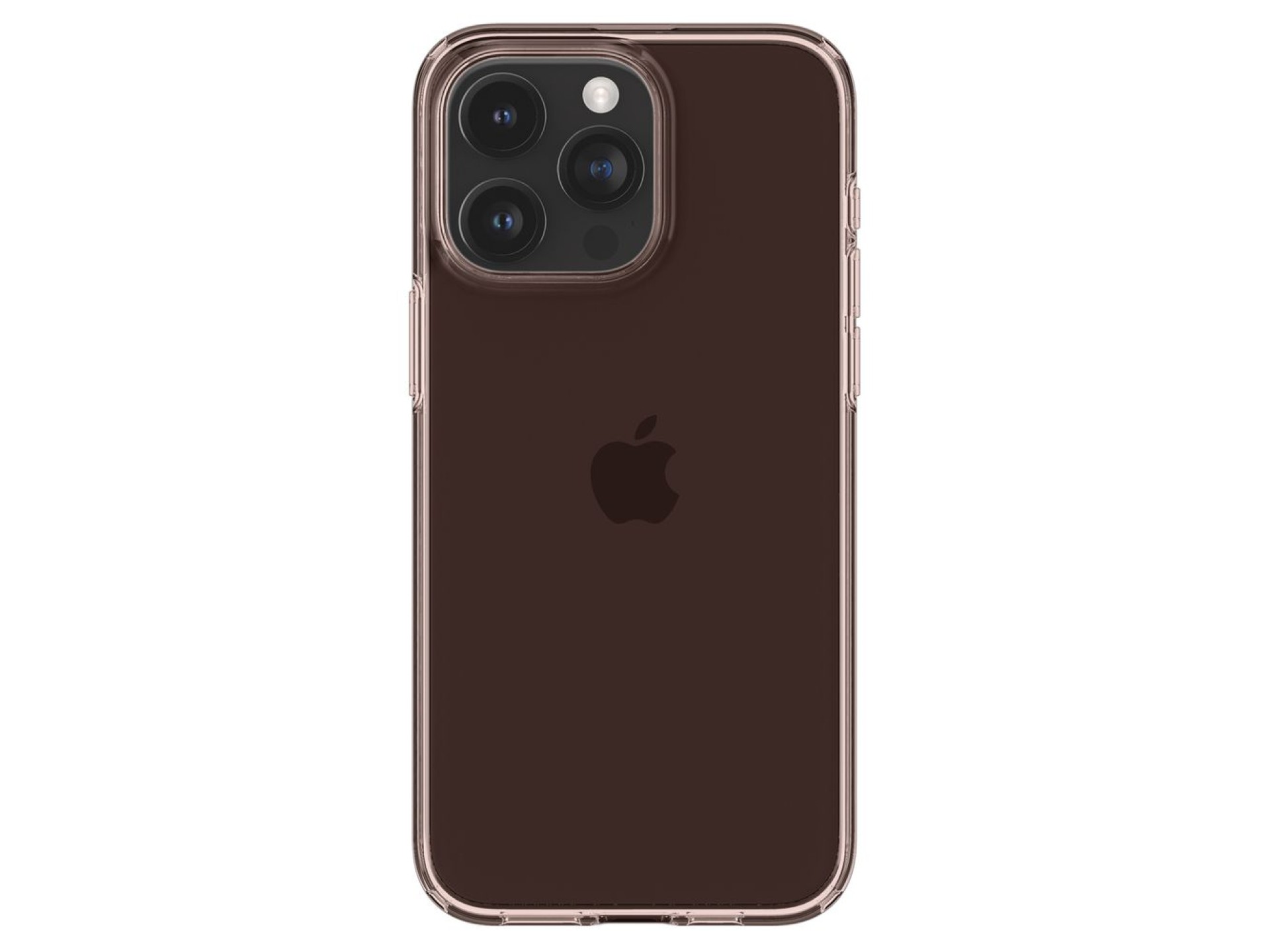 Capa Spigen Crystal Flex para iPhone 15 Pro Max - Rosa/Transparente