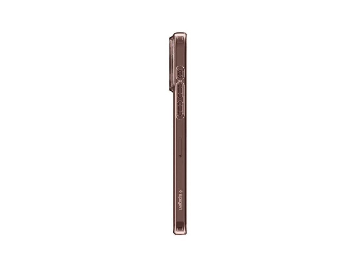Capa Spigen Crystal Flex para iPhone 15 Pro Max - Rosa/Transparente