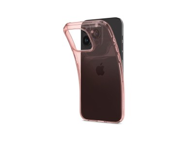 Capa Spigen Crystal Flex para iPhone 15 Pro Max - Rosa/Transparente Capa Spigen Crystal Flex para iPhone 15 Pro Max - Rosa/Transparente