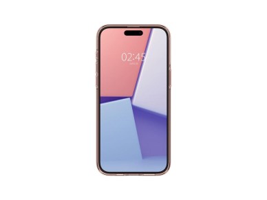 Capa Spigen Crystal Flex para iPhone 15 Pro Max - Rosa/Transparente Capa Spigen Crystal Flex para iPhone 15 Pro Max - Rosa/Transparente