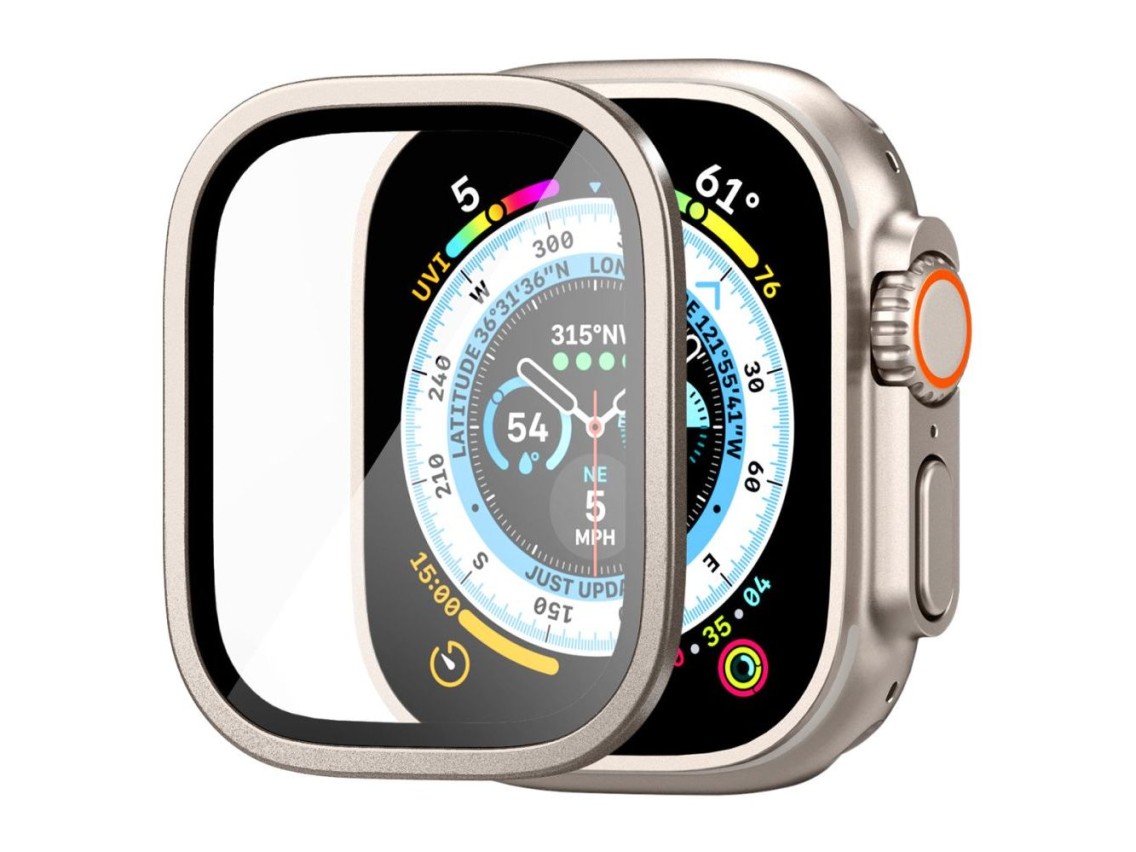 Spigen Glas.tR Slim Pro Tempered Glass for Apple Watch Ultra (49mm) - Beige