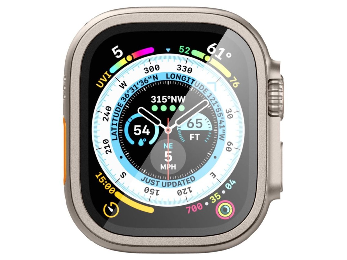 Spigen Glas.tR Slim Pro Tempered Glass for Apple Watch Ultra (49mm) - Beige