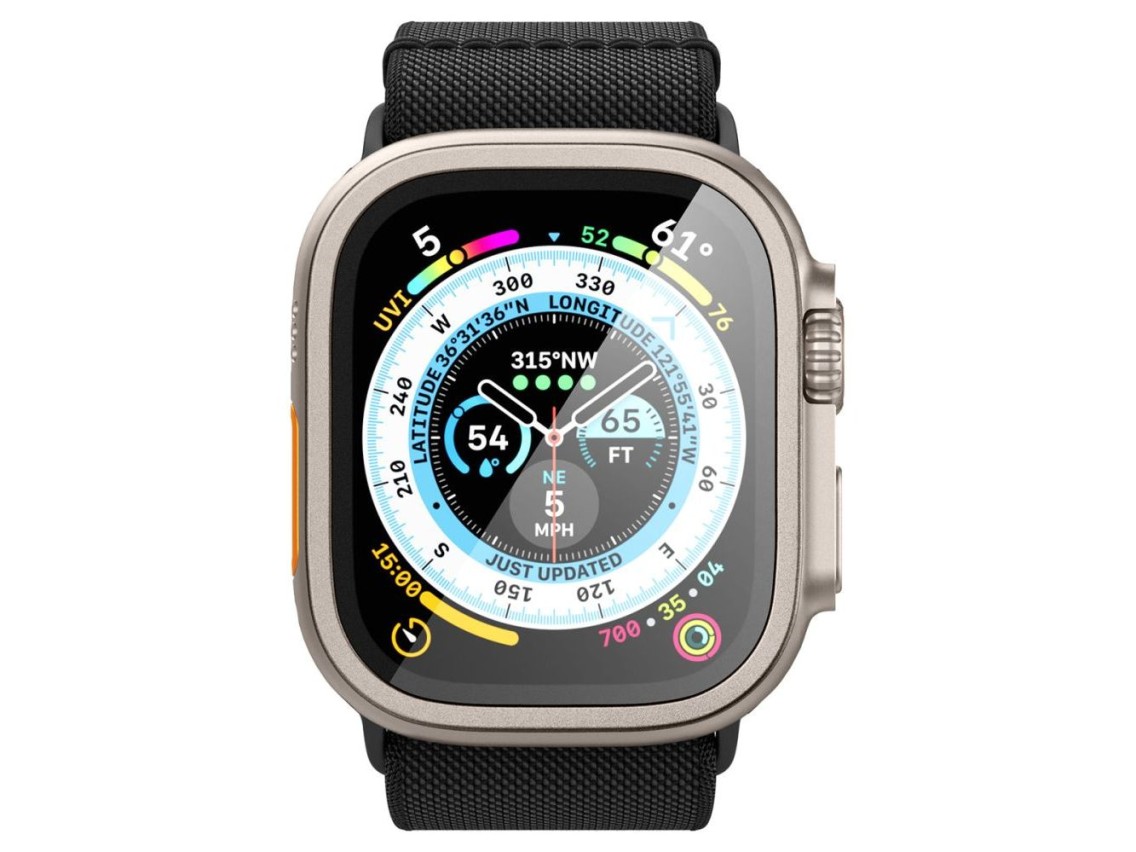 Spigen Glas.tR Slim Pro Tempered Glass for Apple Watch Ultra (49mm) - Beige