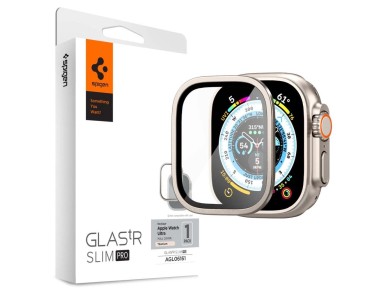 Spigen Glas.tR Slim Pro Tempered Glass for Apple Watch Ultra (49mm) - Beige Spigen Glas.tR Slim Pro Tempered Glass for Apple Watch Ultra (49mm) - Beige