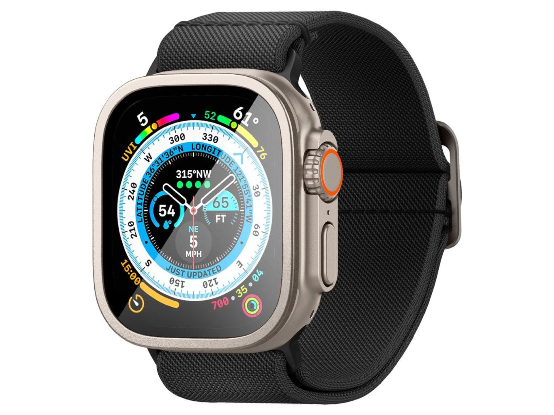 Spigen Glas.tR Slim Pro Tempered Glass for Apple Watch Ultra (49mm) - Beige