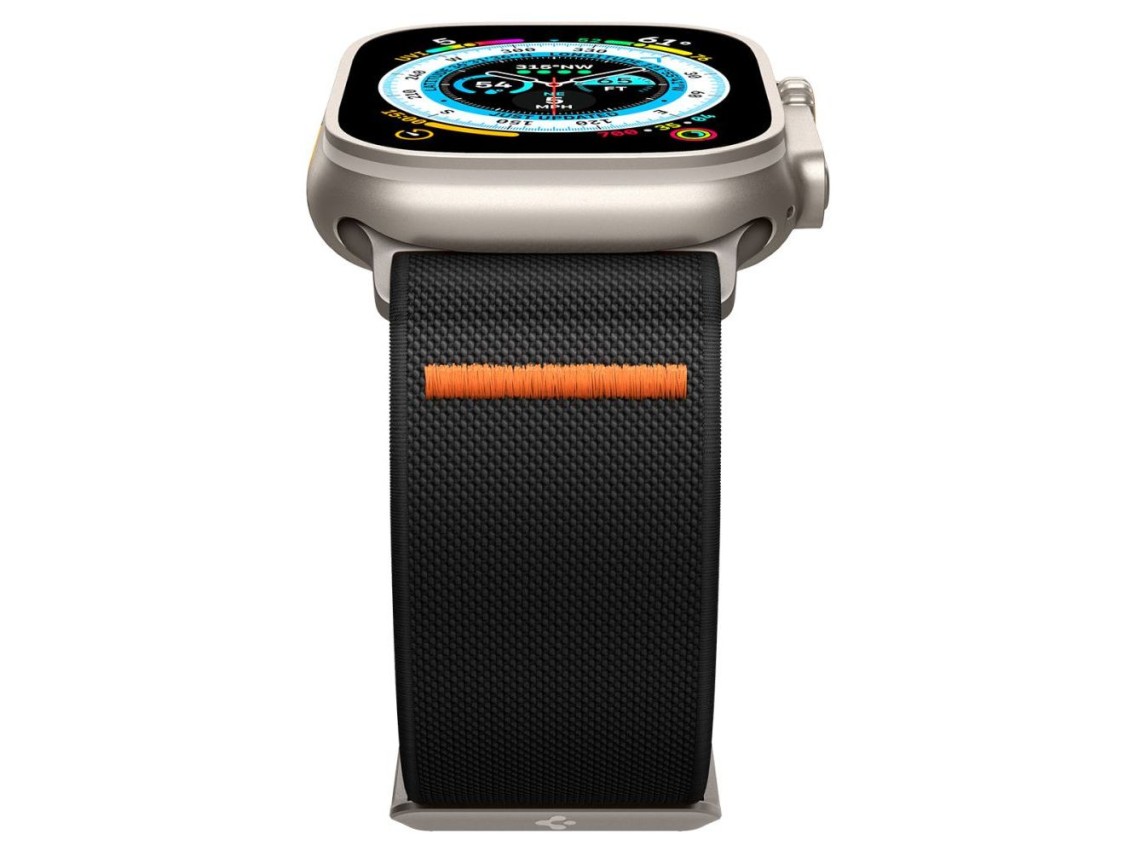 Correa Spigen Fit Lite Ultra para Apple Watch 4/5/6/7/8/9/SE/Ultra (42/44/45/49 mm) - Negra