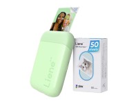 Impressora fotográfica portátil Liene Pearl 2x3" (verde) Impressora fotográfica portátil Liene Pearl 2x3" (verde)