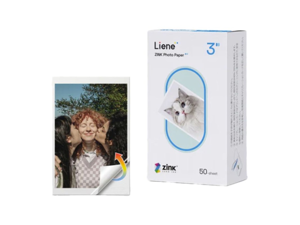 Papel para impresora Liene Pearl, 2x3", 50 hojas