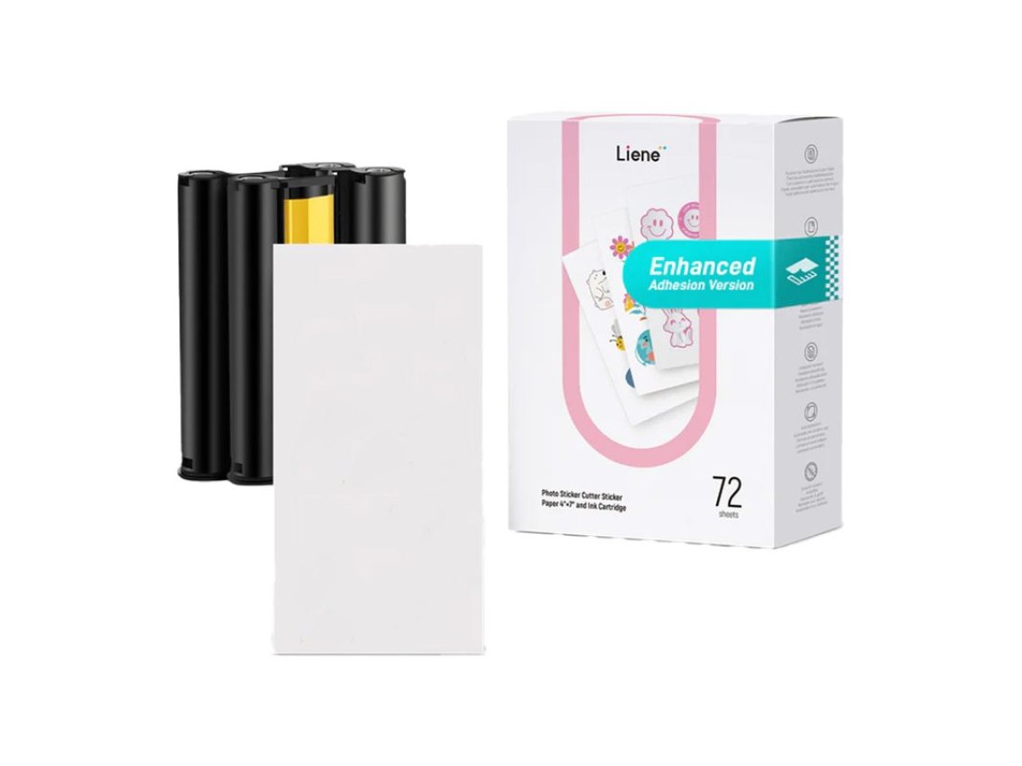 Papel para impresora Liene PixCut, 4x7", 72 hojas
