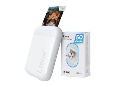Impresora fotogr�fica port�til Liene Pearl de 2x3" (blanca)
