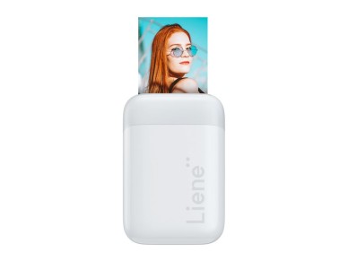 Impresora fotográfica portátil Liene Pearl de 2x3" (blanca) Impresora fotográfica portátil Liene Pearl de 2x3" (blanca)