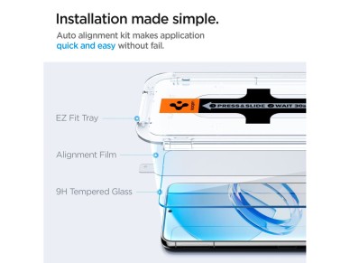 Spigen Glas.tR EZ Fit Tempered Glass for Samsung Galaxy S23 - 2 pcs. Spigen Glas.tR EZ Fit Tempered Glass for Samsung Galaxy S23 - 2 pcs.