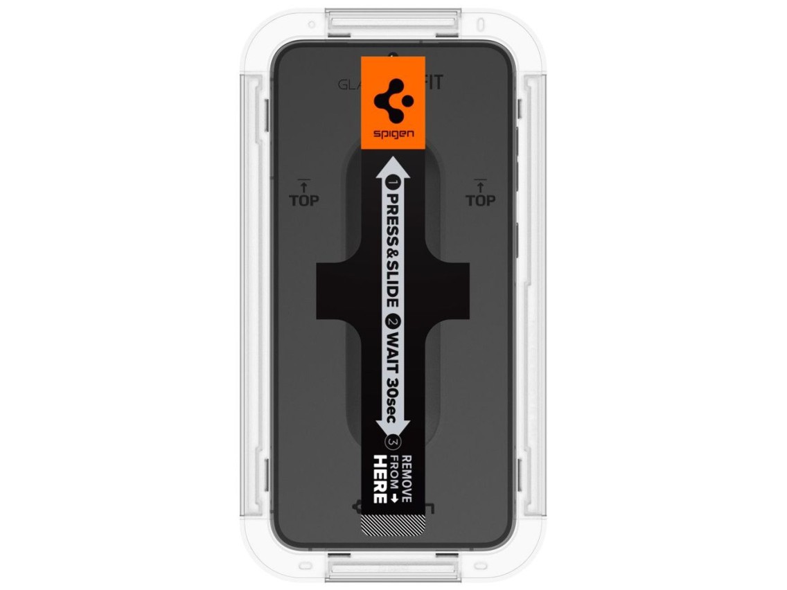 Spigen Glas.tR EZ Fit Película de Vidro Temperado para Samsung Galaxy S23 - 2 unidades.