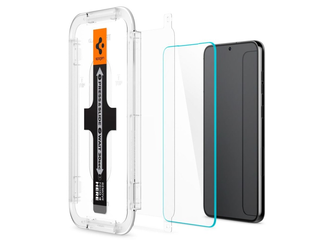 Spigen Glas.tR EZ Fit Película de Vidro Temperado para Samsung Galaxy S23 - 2 unidades.