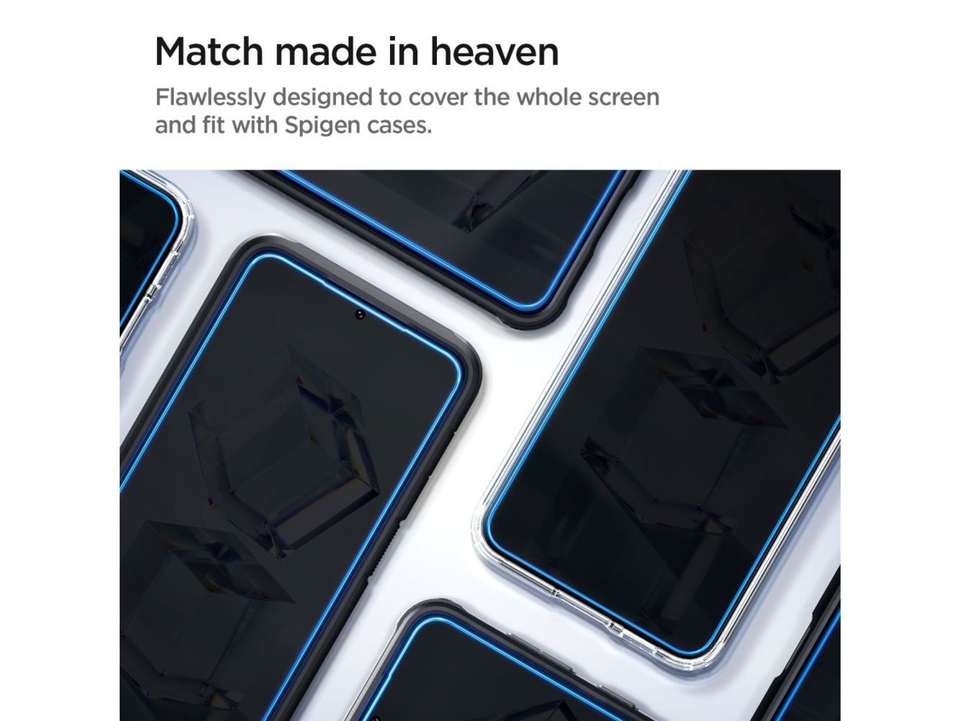 Spigen Glas.tR EZ Fit película de vidro temperado para Samsung Galaxy S23+ - 2 unidades.