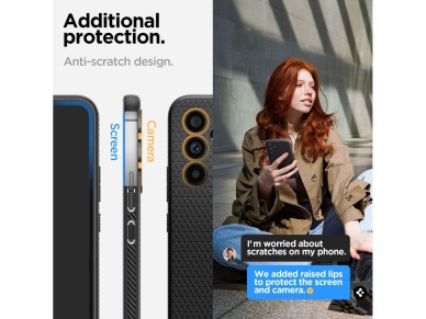 Capa Spigen Liquid Air para Samsung Galaxy A54 5G - Preto Fosco Capa Spigen Liquid Air para Samsung Galaxy A54 5G - Preto Fosco