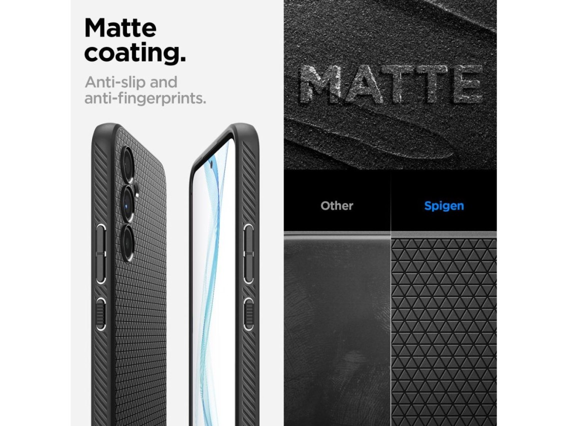 Spigen Liquid Air Case for Samsung Galaxy A54 5G - Matte Black