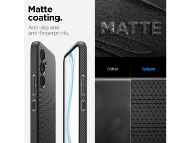 Capa Spigen Liquid Air para Samsung Galaxy A54 5G - Preto Fosco Capa Spigen Liquid Air para Samsung Galaxy A54 5G - Preto Fosco
