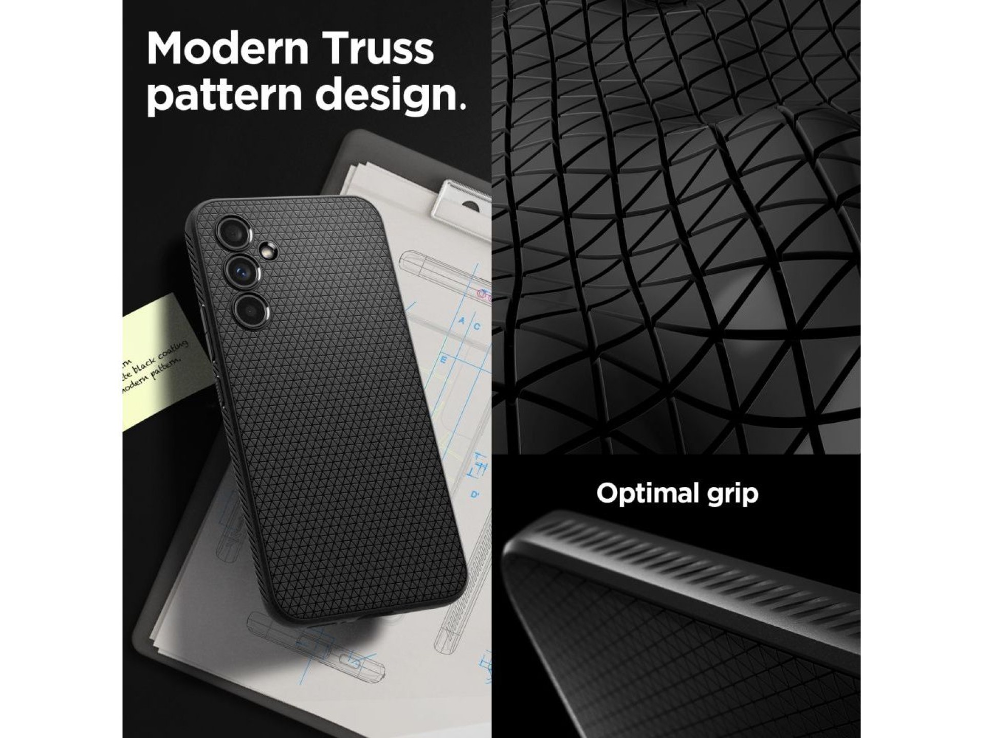 Spigen Liquid Air Case for Samsung Galaxy A54 5G - Matte Black