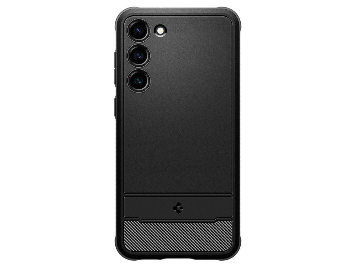Spigen Rugged Armor Case for Samsung Galaxy S23 - Matte Black