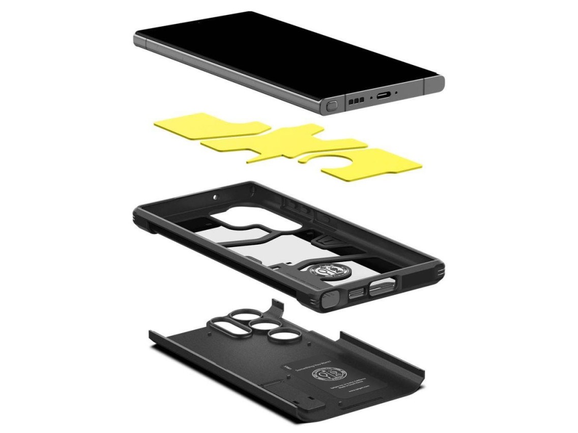 Spigen Tough Armor Case for Samsung Galaxy S23 Ultra - Black