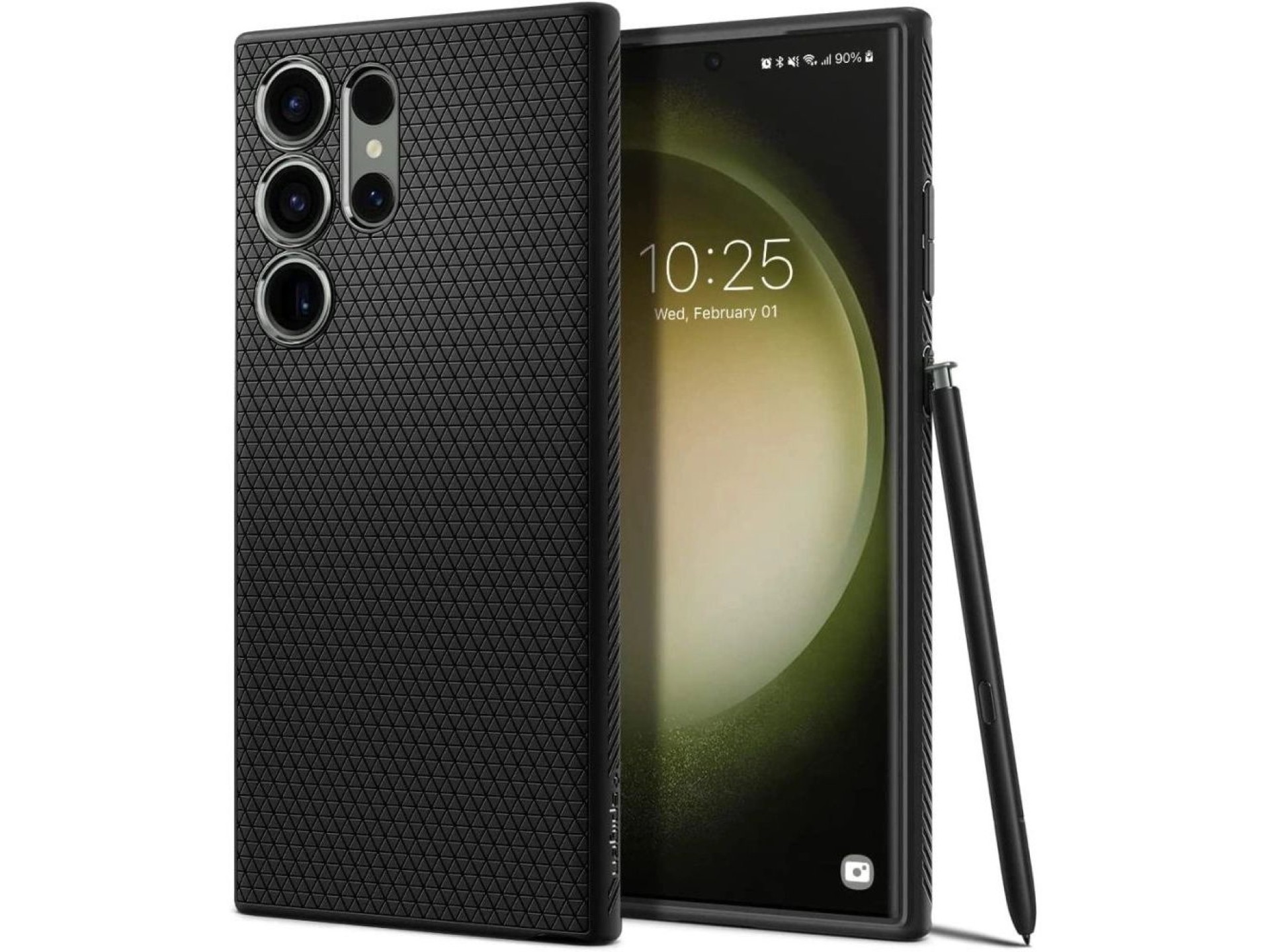 Spigen Liquid Air Case for Samsung Galaxy S23 Ultra - Matte Black