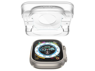Spigen Glas.tR EZ Fit pel�cula de vidro temperado para Apple Watch Ultra / Ultra 2 (49 mm) - 2 unida