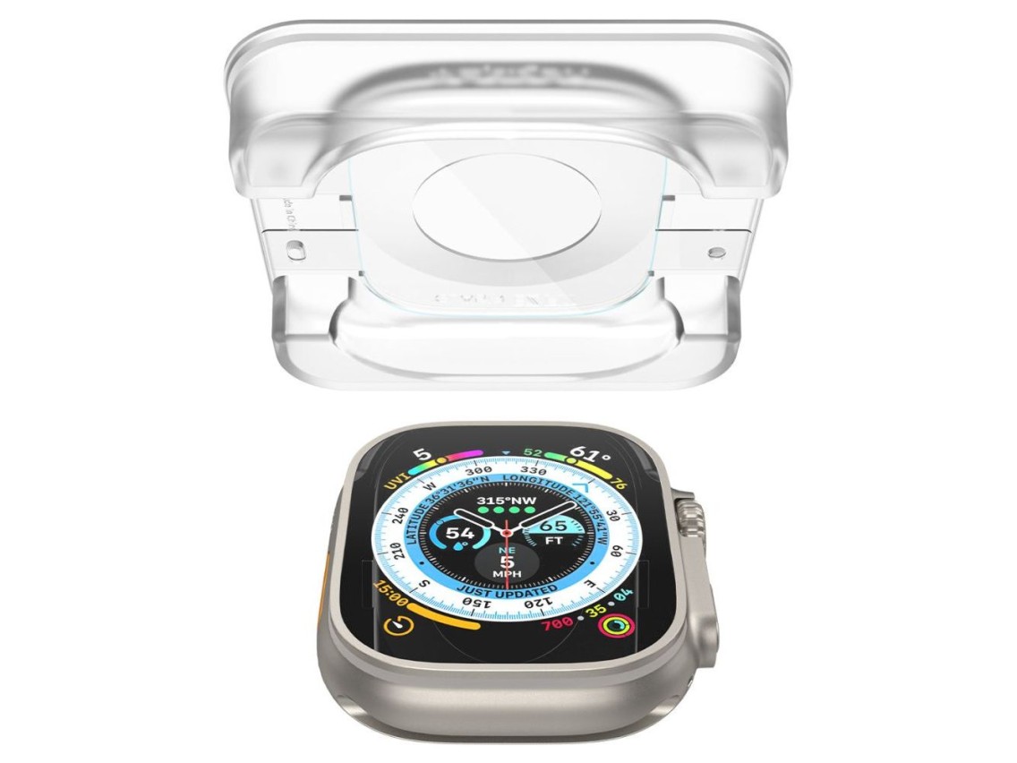 Spigen Glas.tR EZ Fit tempered glass for Apple Watch Ultra / Ultra 2 (49 mm) - 2 pcs.