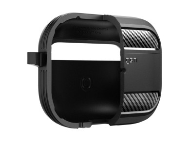 Spigen Rugged Armor Case for Apple AirPods Pro 1 / 2 - Matte Black