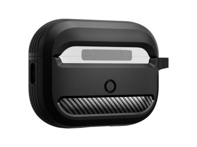 Spigen Rugged Armor Case for Apple AirPods Pro 1 / 2 - Matte Black