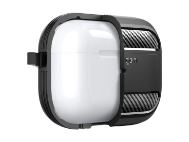 Spigen Rugged Armor Case for Apple AirPods Pro 1 / 2 - Matte Black