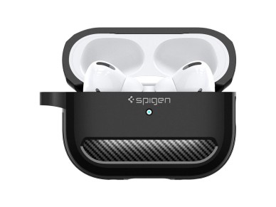 Spigen Rugged Armor Case for Apple AirPods Pro 1 / 2 - Matte Black