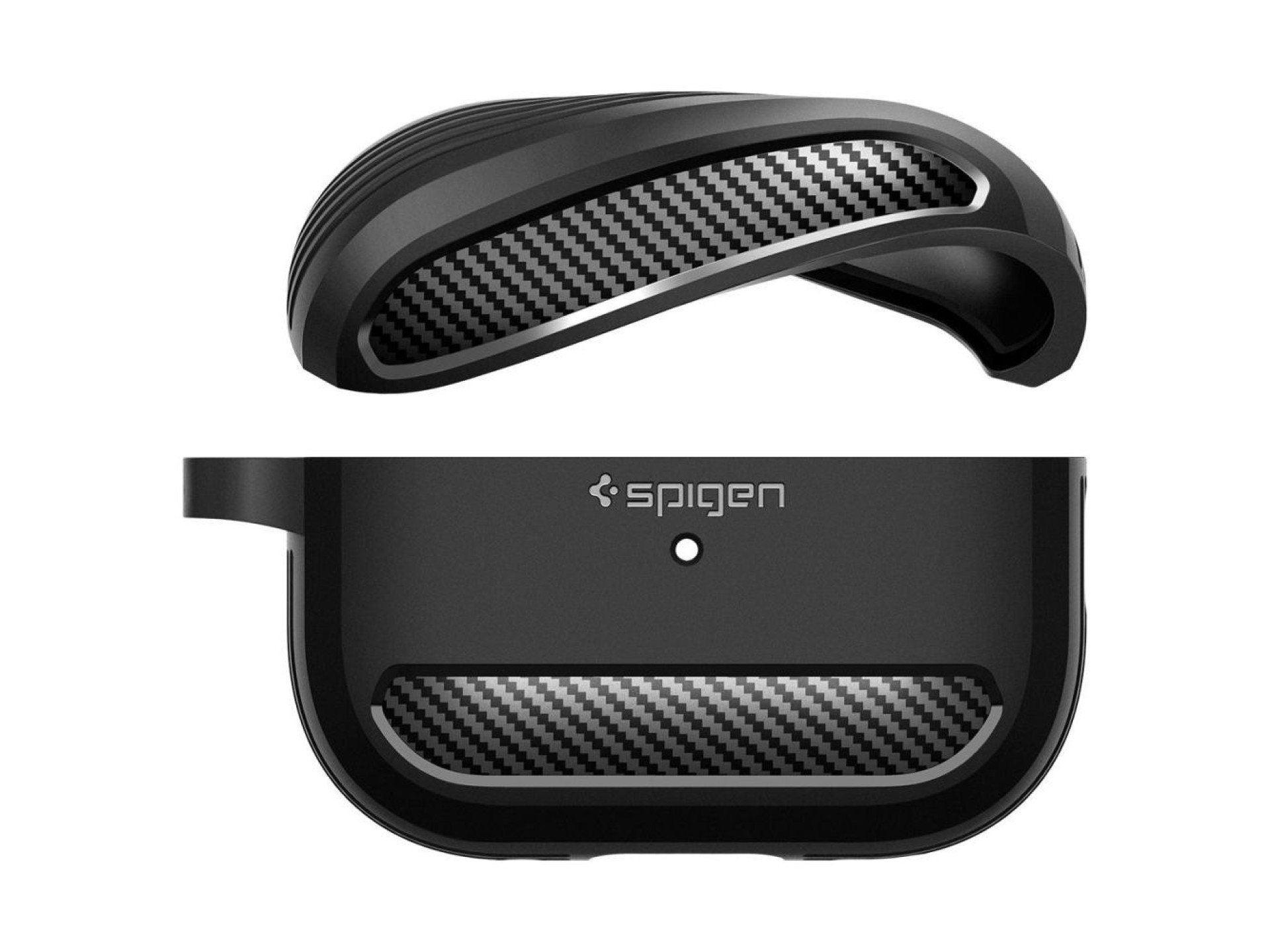 Funda Spigen Rugged Armor para Apple AirPods Pro 1/2 - Negro mate