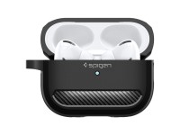 Funda Spigen Rugged Armor para Apple AirPods Pro 1/2 - Negro mate