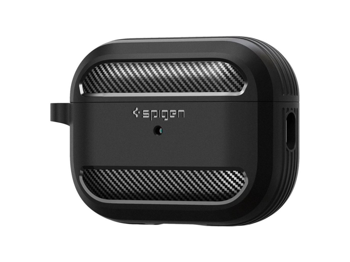 Funda Spigen Rugged Armor para Apple AirPods Pro 1/2 - Negro mate