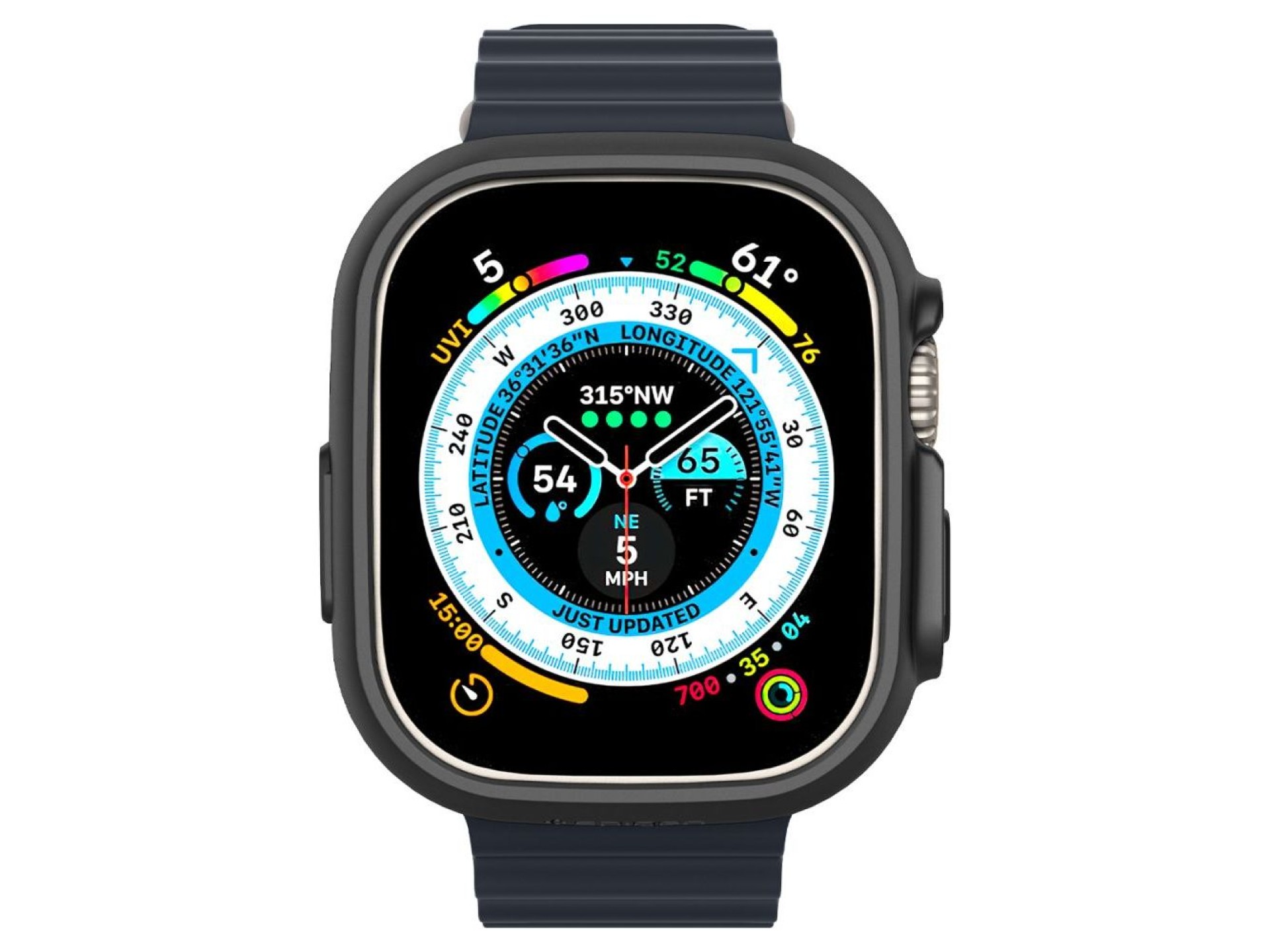Spigen Thin Fit Case for Apple Watch Ultra (49mm) - Black