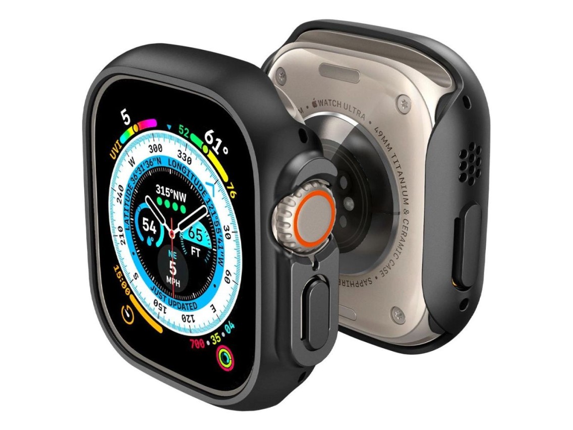 Spigen Thin Fit Case for Apple Watch Ultra (49mm) - Black