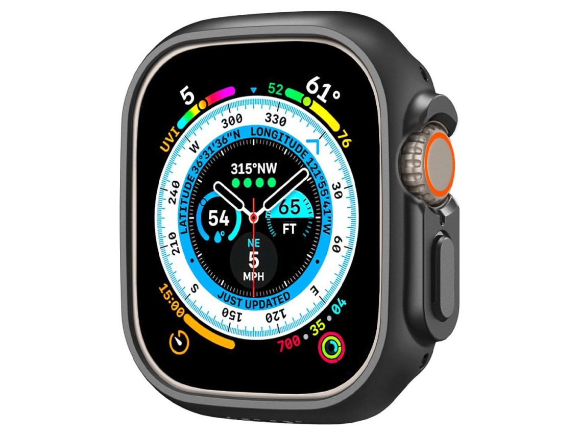 Spigen Thin Fit Case for Apple Watch Ultra (49mm) - Black