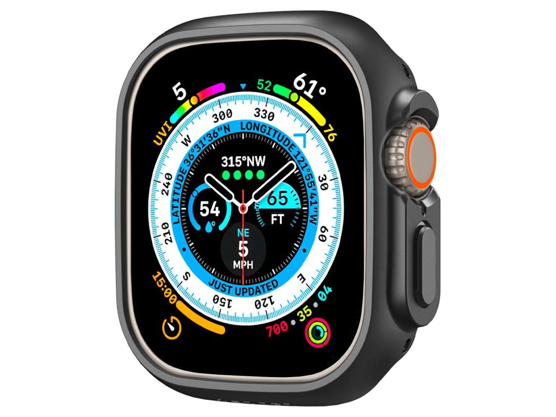 Spigen Thin Fit Case for Apple Watch Ultra (49mm) - Black