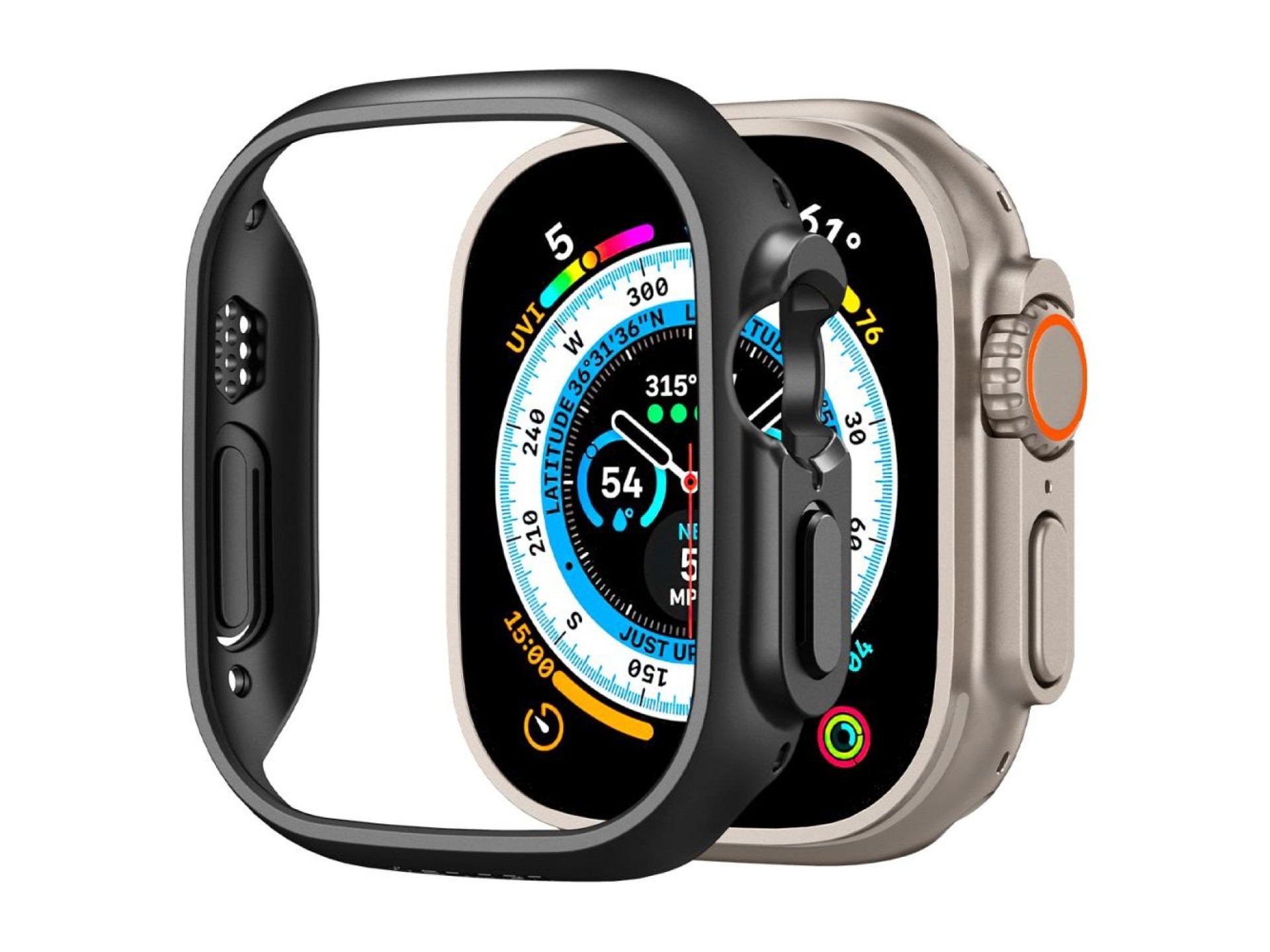 Spigen Thin Fit Case for Apple Watch Ultra (49mm) - Black