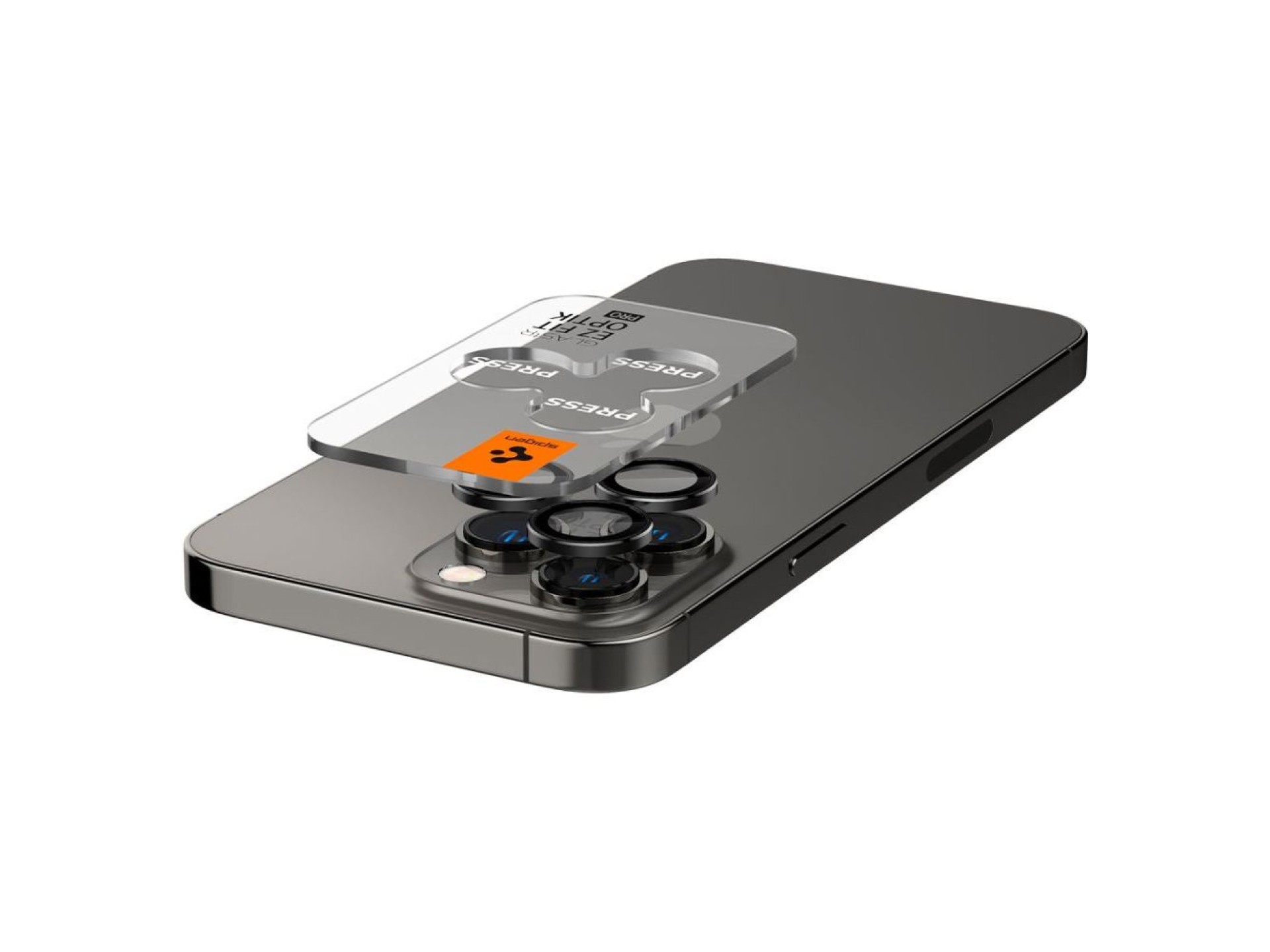 Protector de cámara Spigen Glas.tR EZ Fit Optik para iPhone 14 Pro / Pro Max / 15 Pro / Pro Max / 16